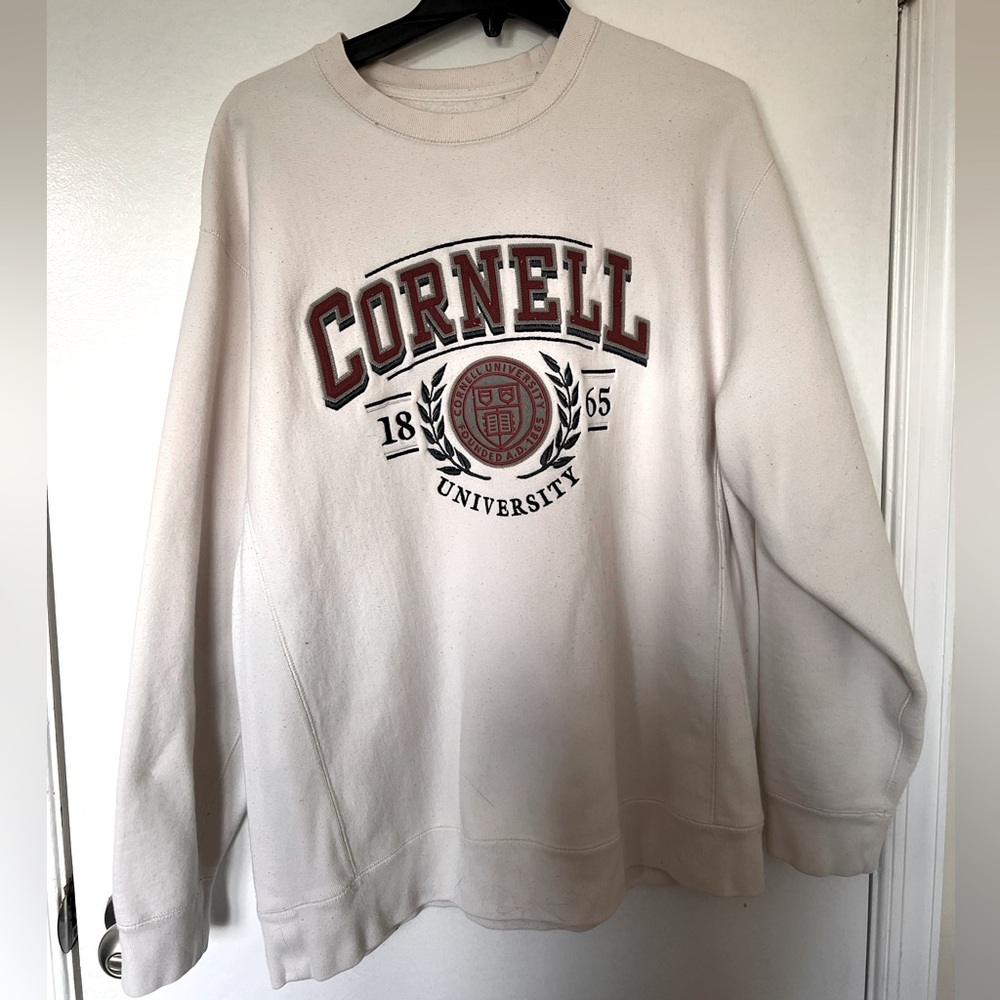 Cornell embroidered sweatshirt